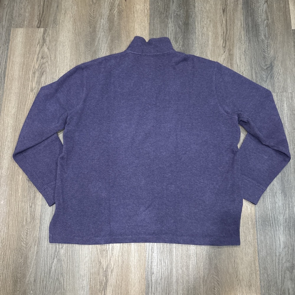 Polo Ralph Lauren Classics Quarter Zip Pullover Men's XL Purple Sweater‎ Pony - Picture 2 of 9